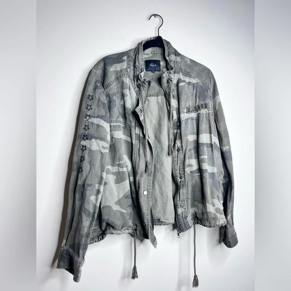 Rails Camouflage Tennessee Jacket stars Utility Military Large - Picture 4 of 15